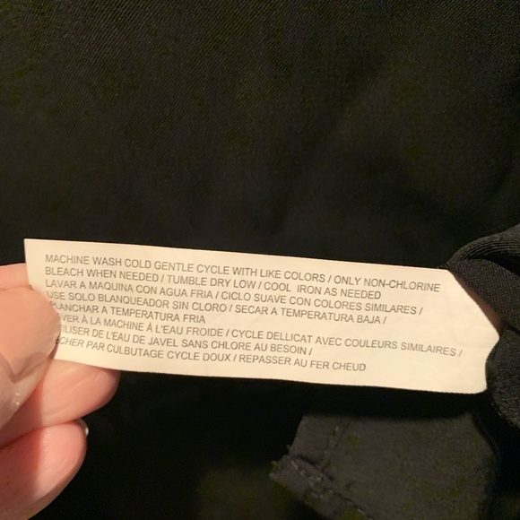 Eloquii Blouse with Long Open Sleeves with Ties Black size 16 - Picture 6 of 7